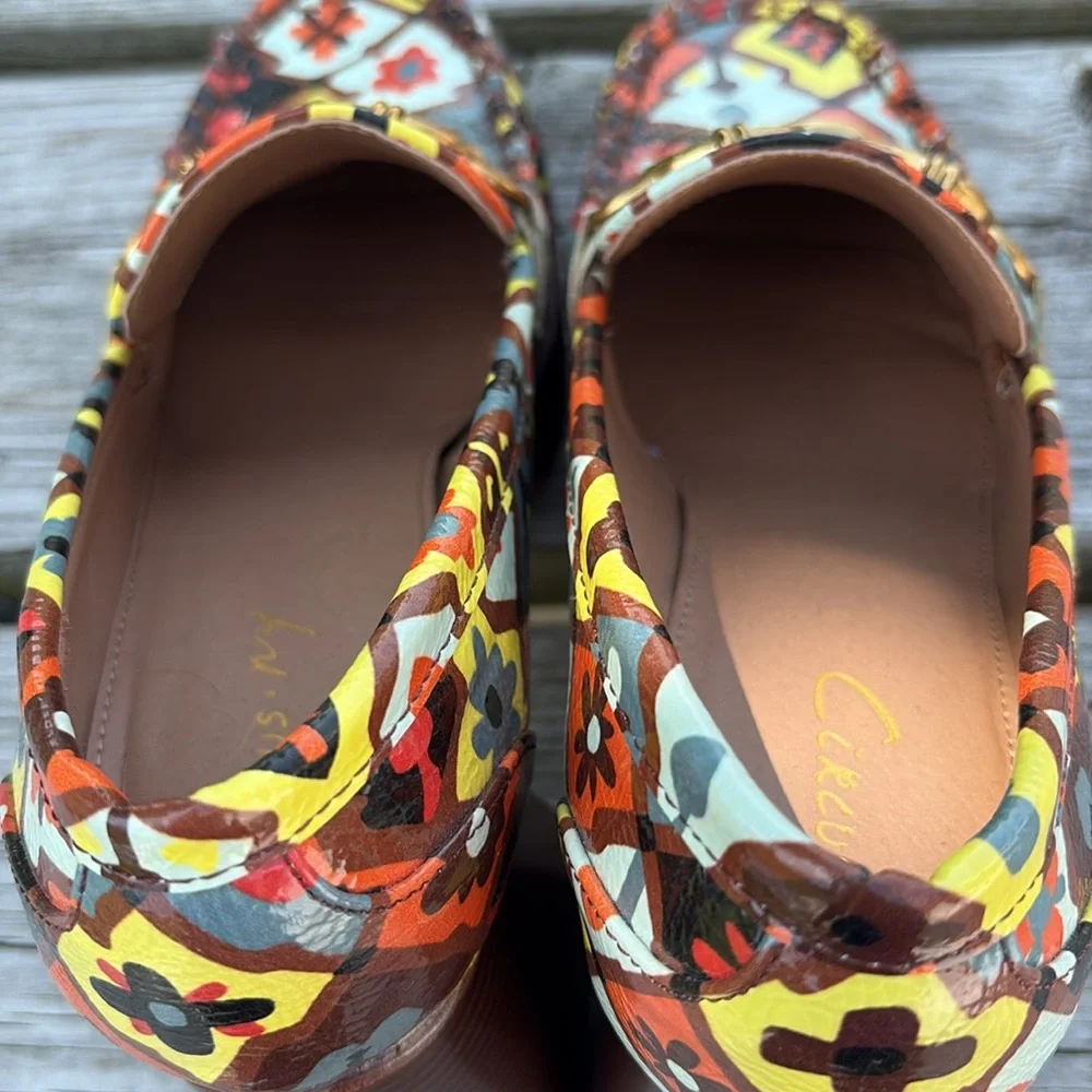 CIRCUS NY SAM EDELMAN 8 Susie Platform Loafers in Dark Bourbon - Picture 4 of 4